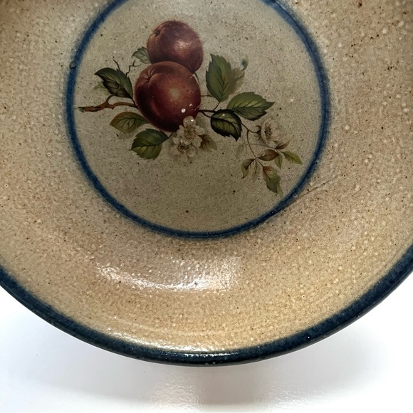 Vintage Monroe Salt Works Apple Blossom Pasta Plate - Picture 5 of 8